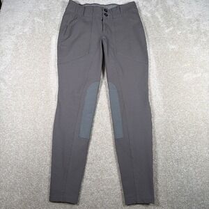Kerrits Riding Pants Womens Medium (29 X 29) Gray Equestrian Horseback Breeches